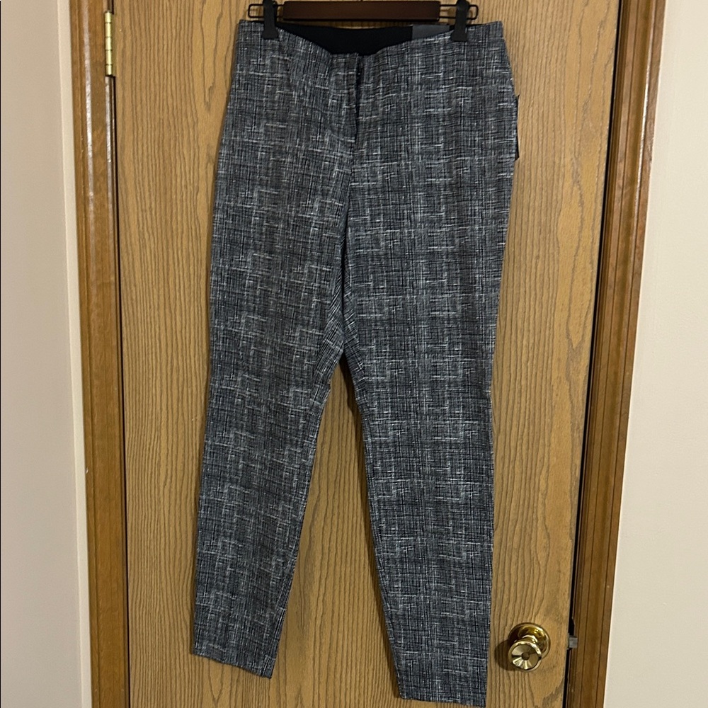 Alfani  Black and Gray Skinny Leg Pants